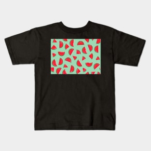 Watercolor Watermelon Kids T-Shirt